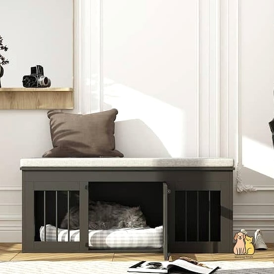 Add a Cushioned Bench Top for Dual Seating