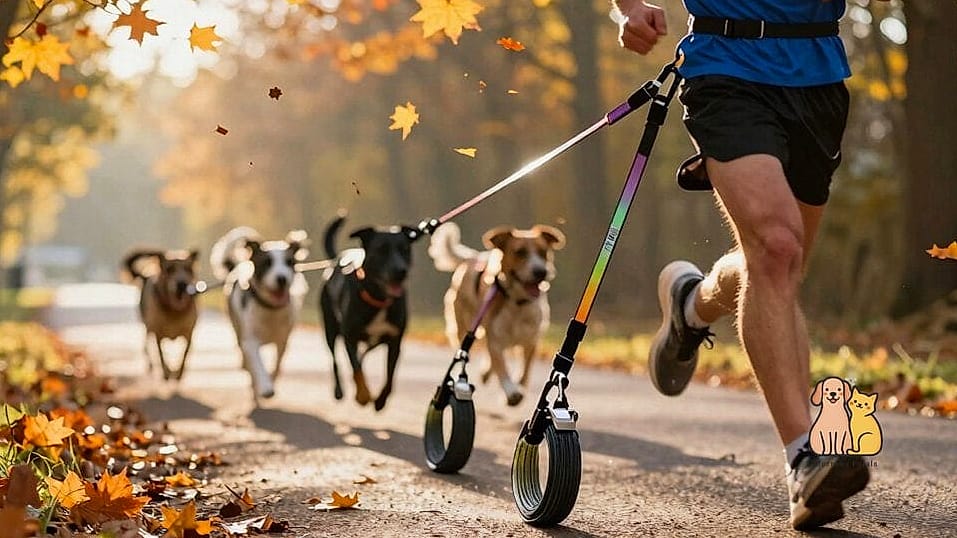 21 Incredible Hands Free Dog Leashes You Need in Your Life Right Now 21 The Adjustable Reflective Two-Dog Leash