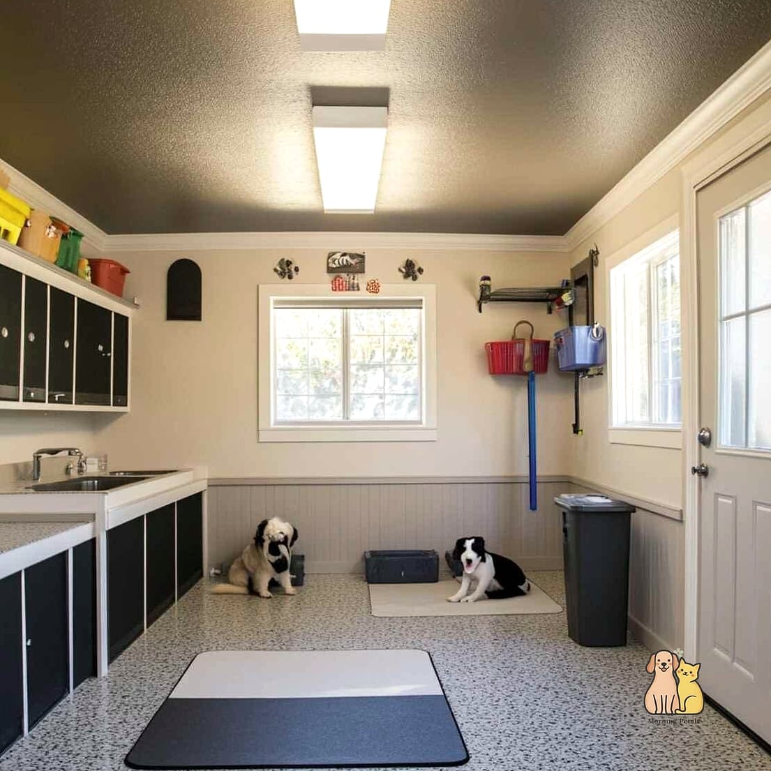 25 Amazing Dog Room In Garage That Are Too Cute to Handle 25 The All-In-One Grooming and Rest Room
