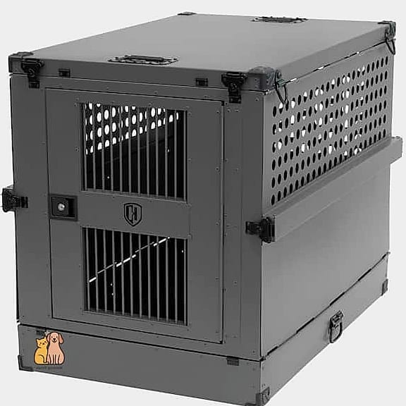 The Aluminum Crate for Working Dogs
