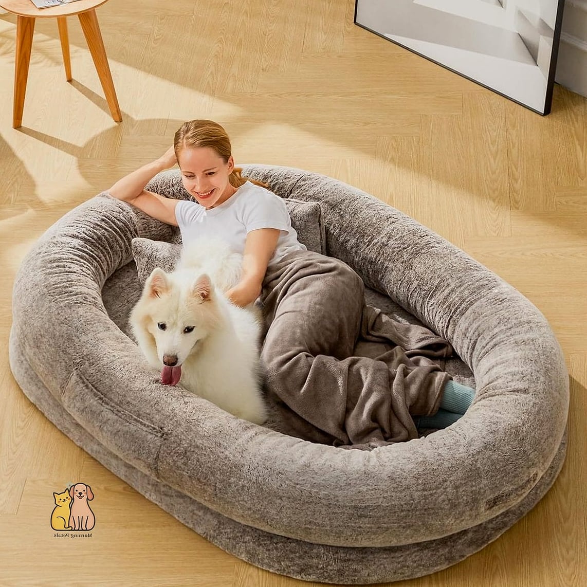 25 Amazing Dog Beds For Humans That Prove Pets Are the Best 14 13. The Apartment-Friendly Floor Nest