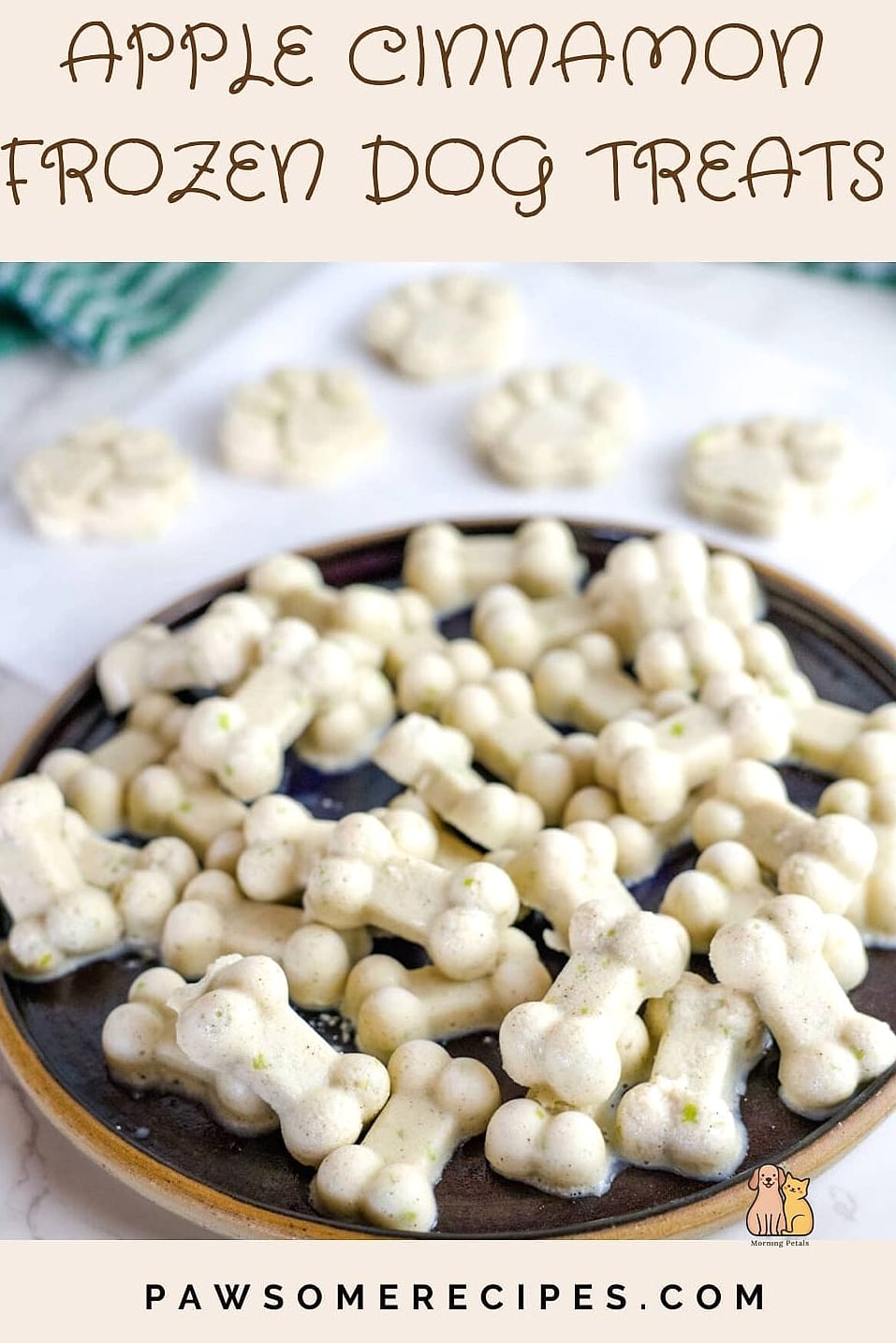 25 Clever Frozen Dog Treats Your Pet Will Beg For More 7 Apple Cinnamon Frozen Bites