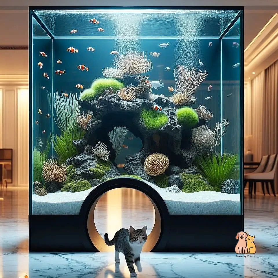 The Aquarium-Adjacent Climbing Wall