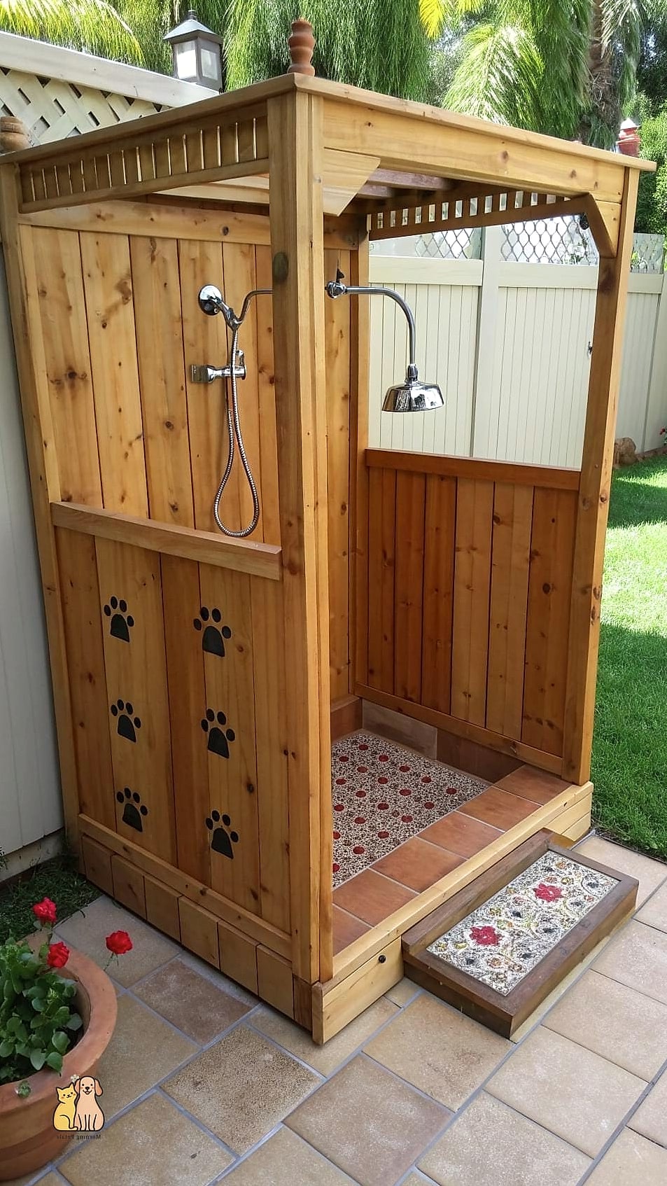22 Perfect Outdoor Dog Shower Ideas That Are Totally Worth It 12 The Attached Garage Wash Bay