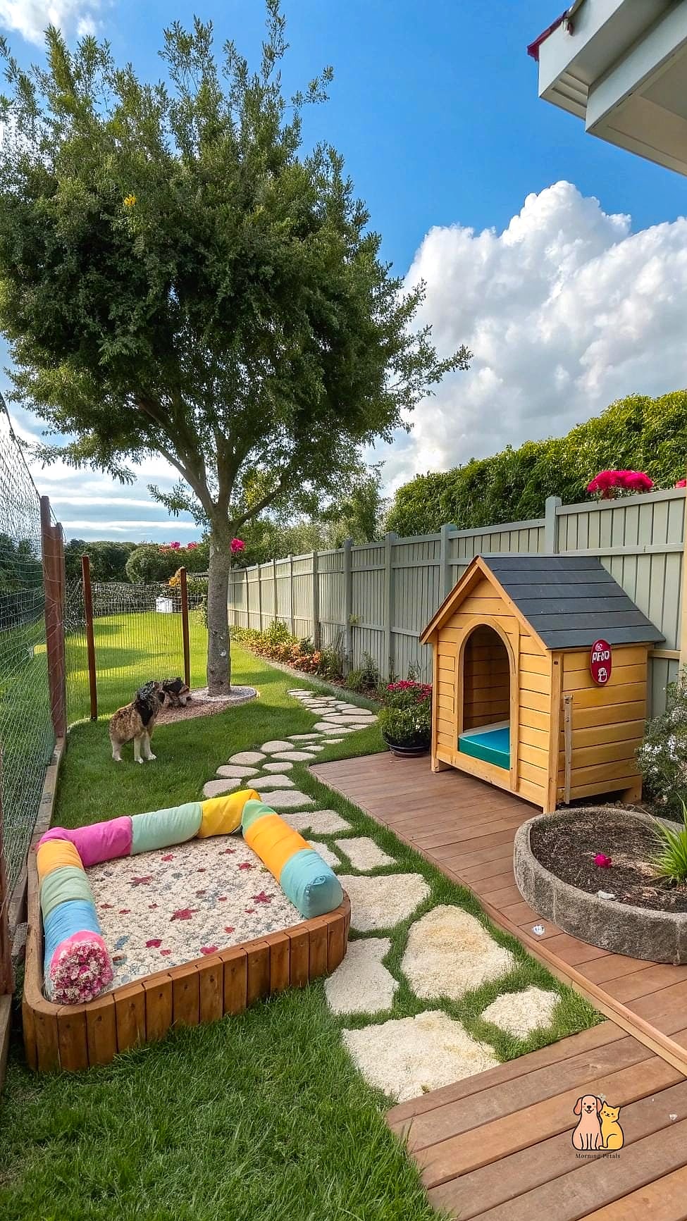 The Backyard-Facing Dog Suite