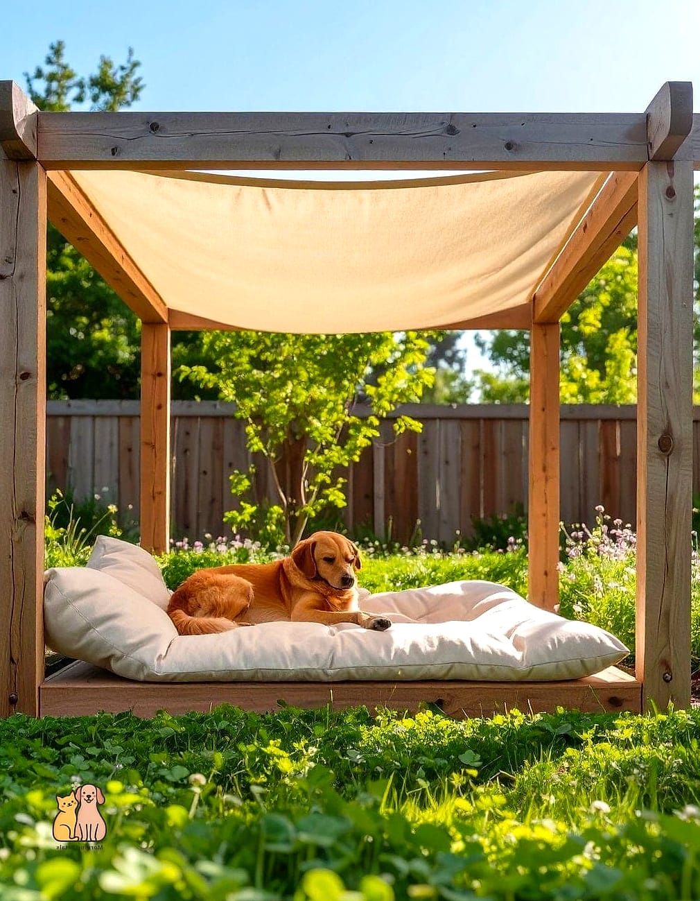 The Backyard Shade Nook for Outdoor Cats