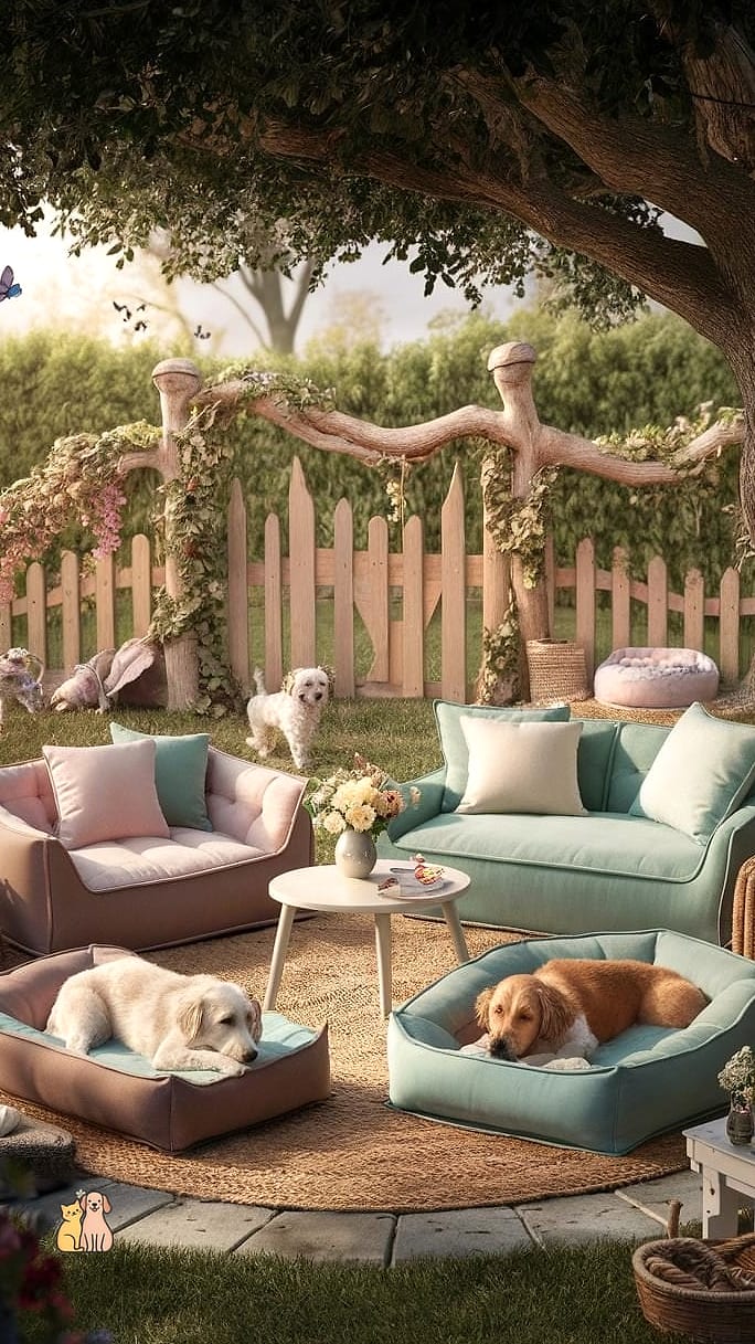 23 Genius Pet Lounge Ideas That Will Inspire You 8 The Backyard Shaded Dog Deck