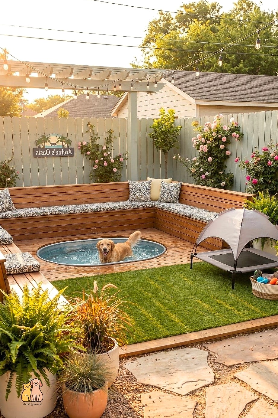 23 Heartwarming Outside Dog Washing Station Guaranteed to Make You Smile 19 The Backyard Spa Retreat Station