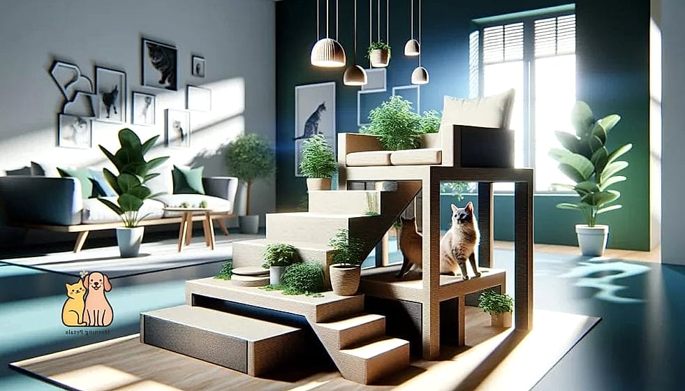 30 Incredible Best Pet Stairs Guaranteed to Make You Smile 22 Bamboo Eco-Friendly Stairs
