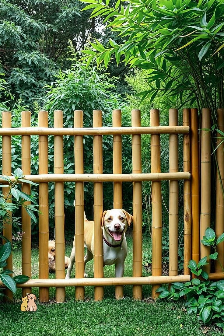 Bamboo Fencing for a Natural Look