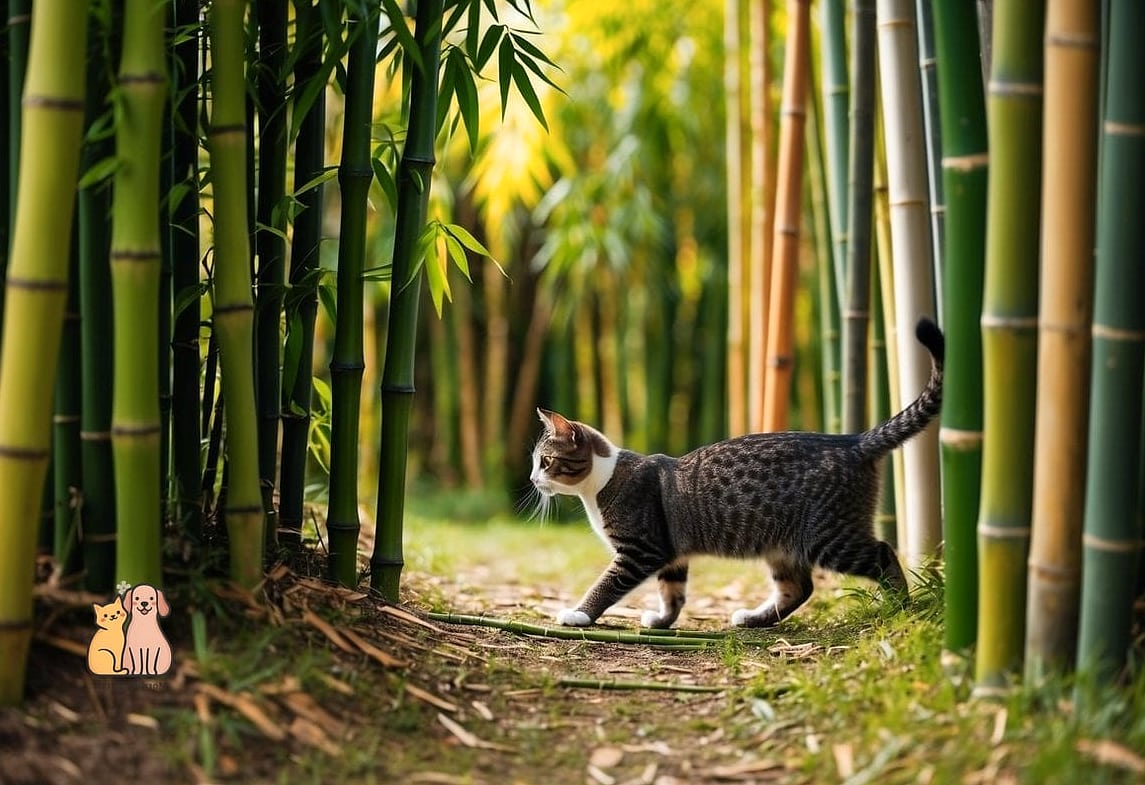The Bamboo Privacy Catio