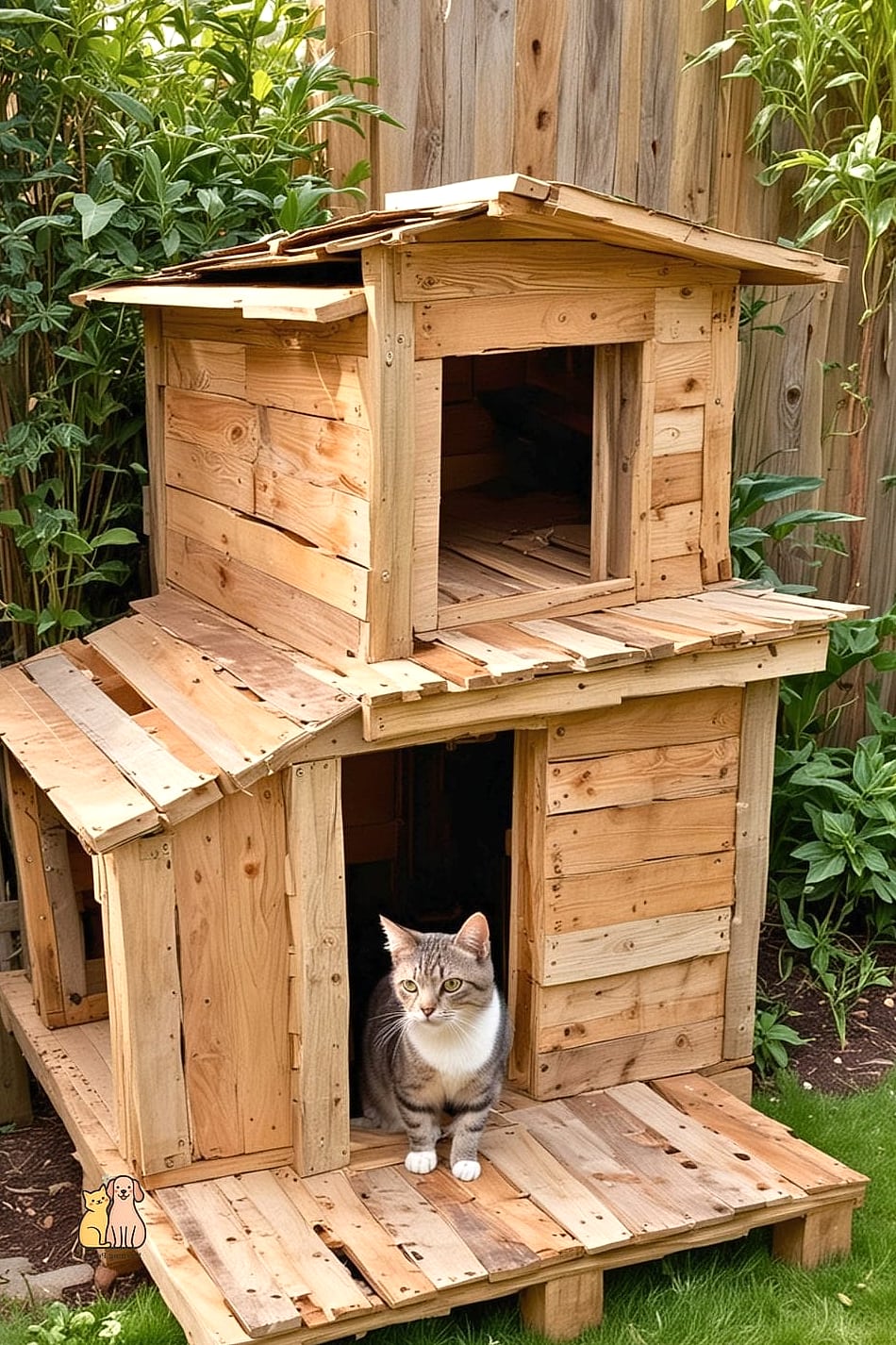 The Barn-Style Cat Shelter