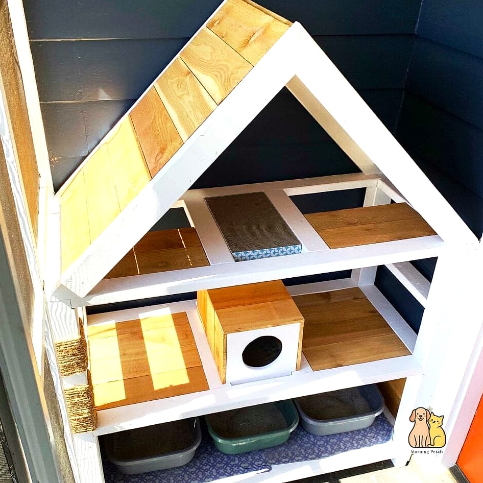 45 Easy Diy Cat Condo to Try Right Now 41 The Barn Wood Condo