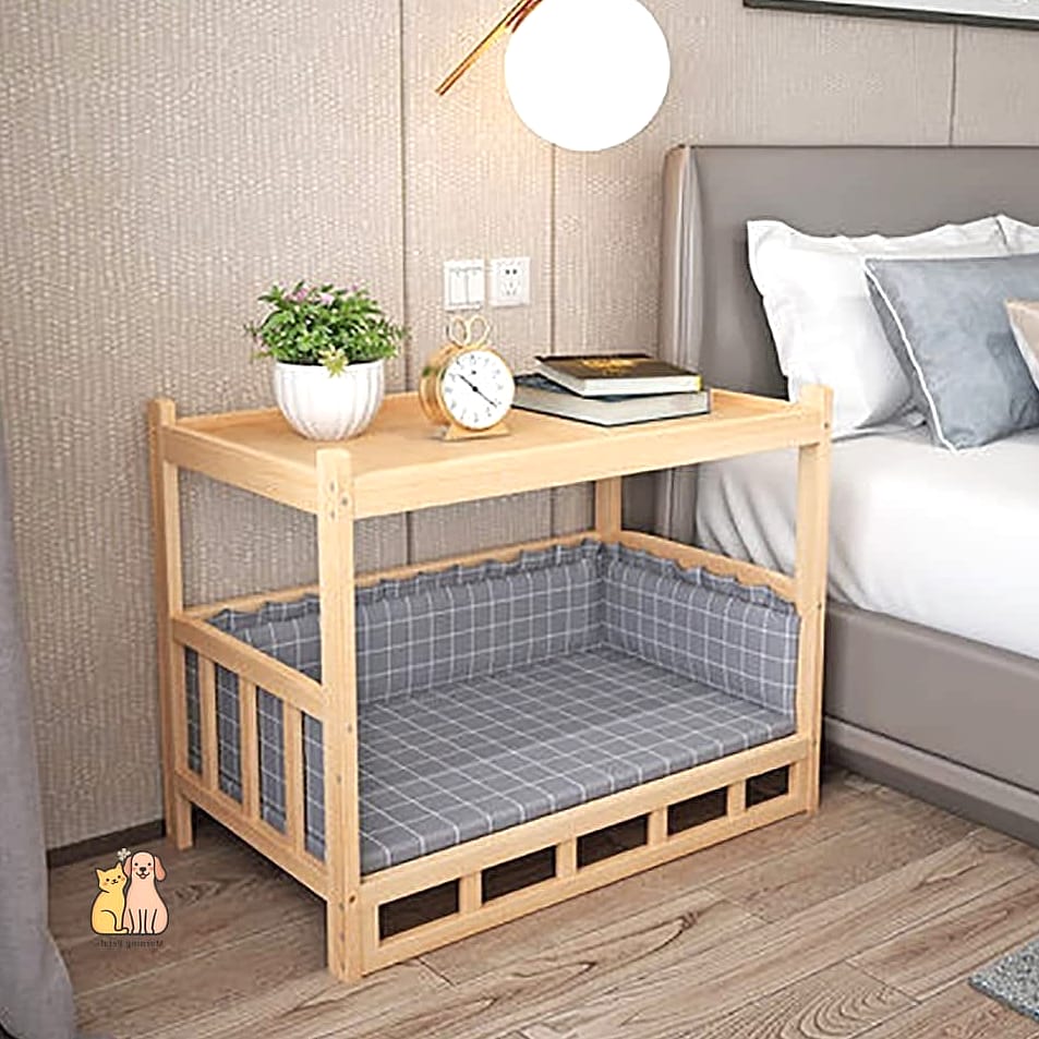 The Bedroom Nightstand Cat Bed