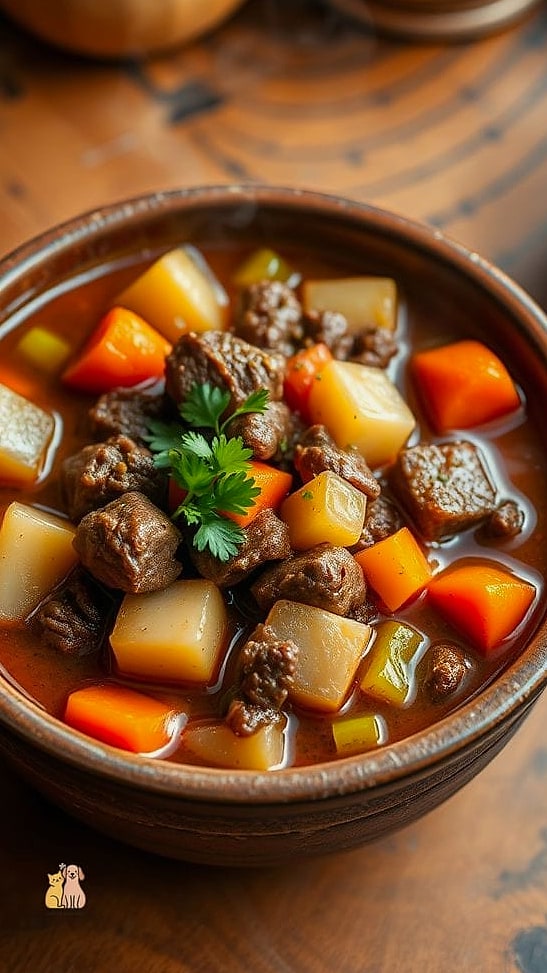 19 Budget-friendly Homemade Dog Meals That Are Totally Worth It 4 Beef and Vegetable Homemade Bowl