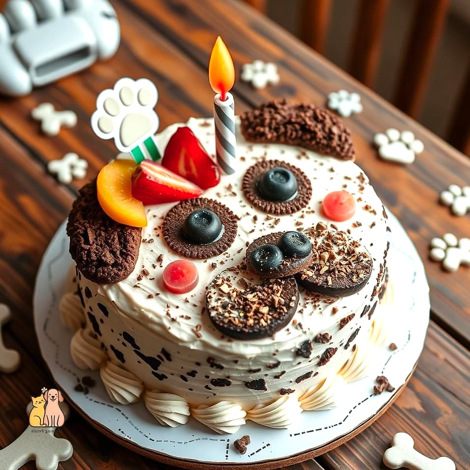 Birthday Cake Dog Biscuits
