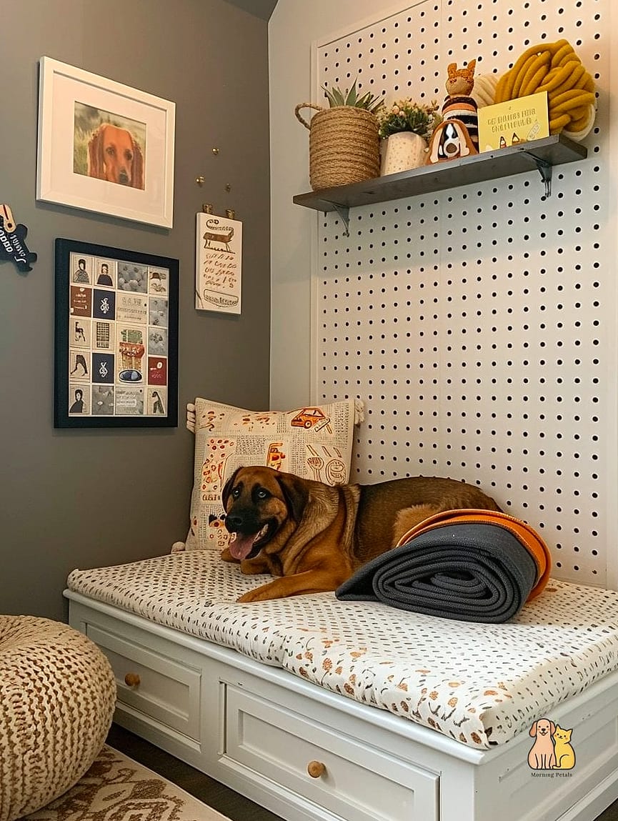 20 Clever Dog Corner Ideas That Are Totally Worth It 17 The Blanket Fort Corner for Puppies