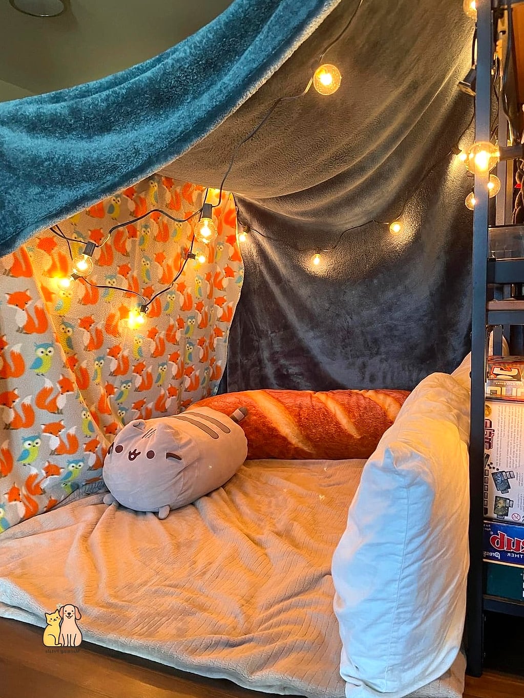 The Blanket Fort Dog Bedroom