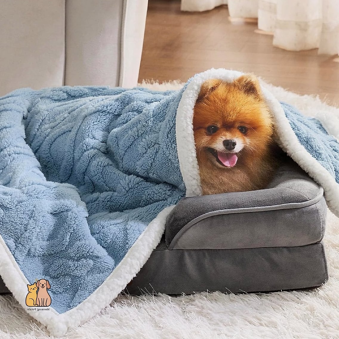 23 Budget-friendly Dog Bed Ideas For Living Room That Are Going Viral 5 The Blanket Nest Dog Bed