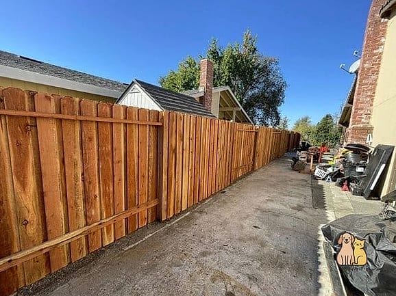 Board-on-Board Privacy Fence