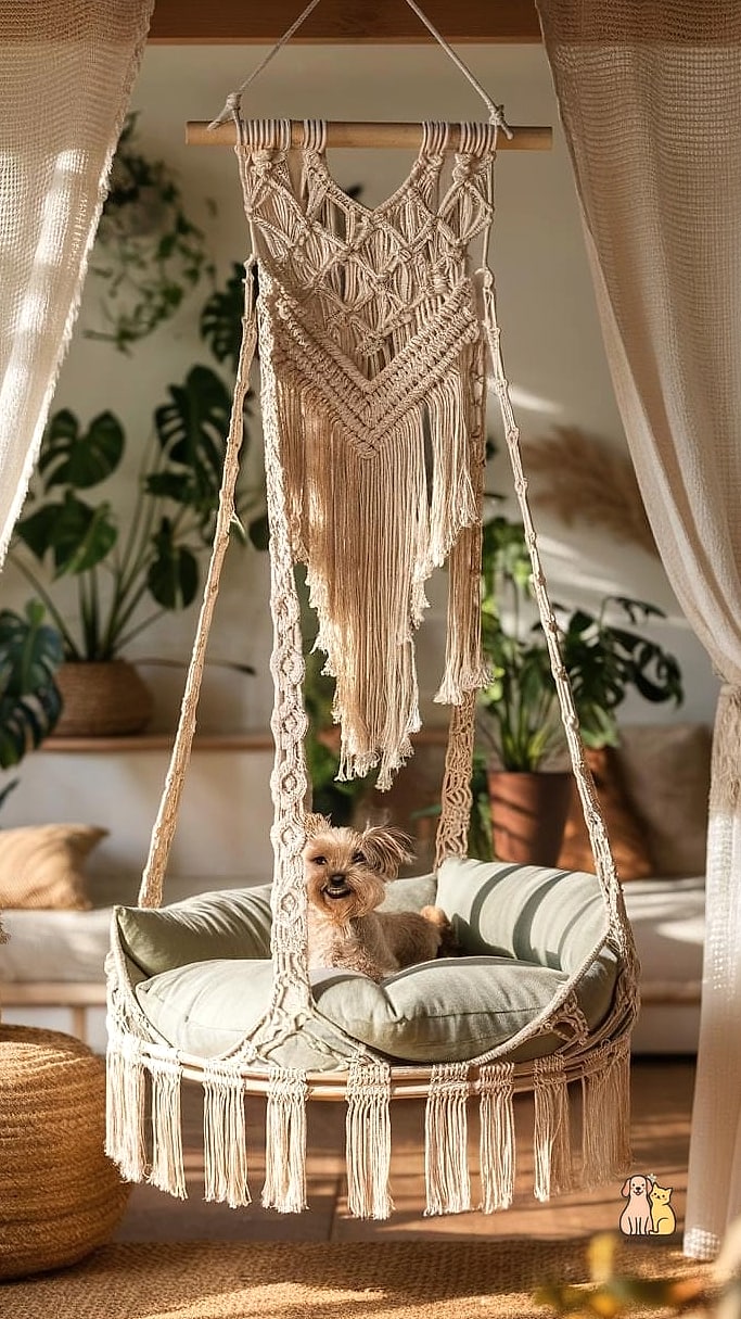 The Bohemian Macrame Bed Nook
