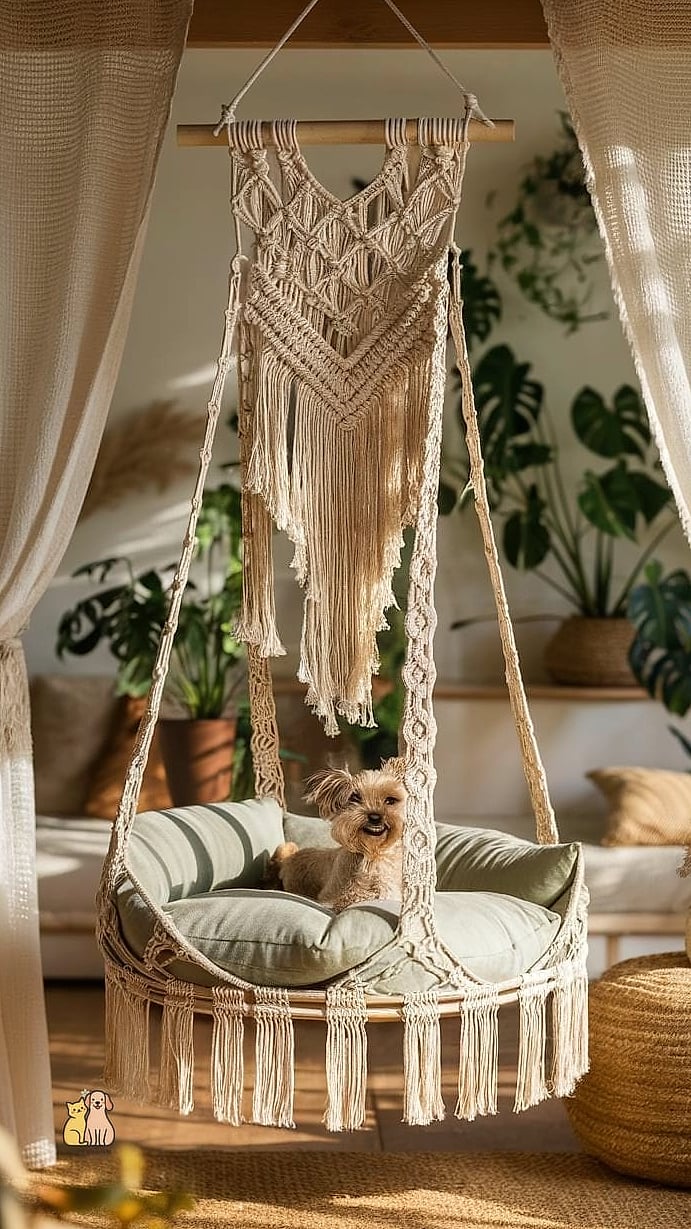 The Boho Macrame and Rattan Room