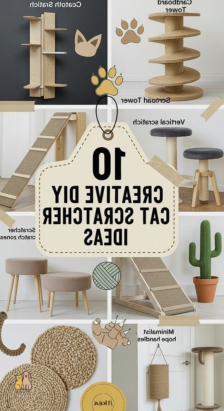30 Creative Diy Cat Scratchers That Will Inspire You 13 Bookshelf-Style Scratcher