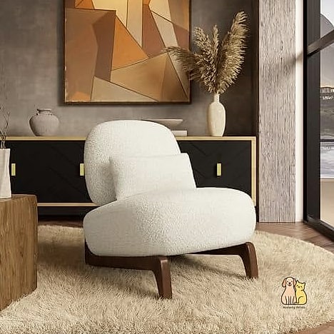 The Bouclé Accent Chair Zone