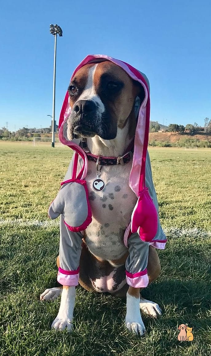 The Boxer in a Sporty Polo Shirt