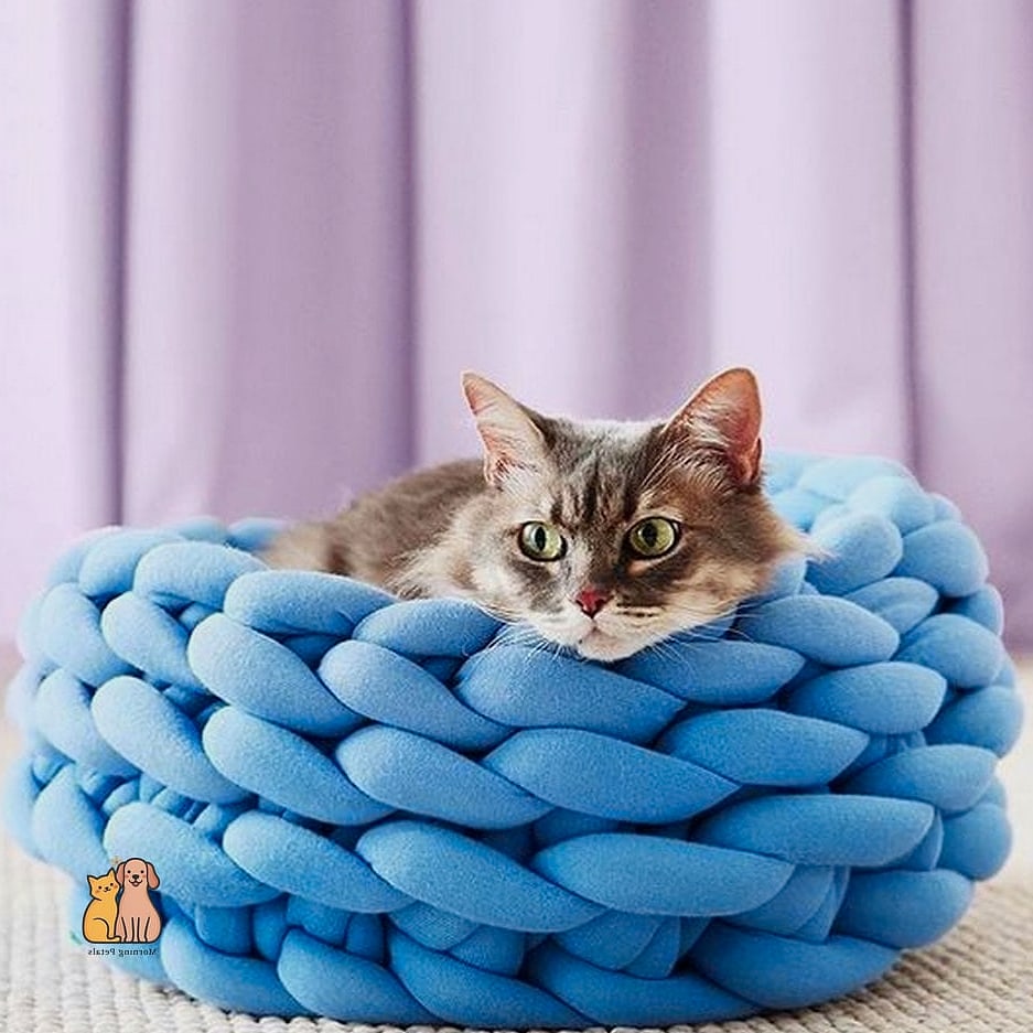 The Braided Fabric Basket Bed
