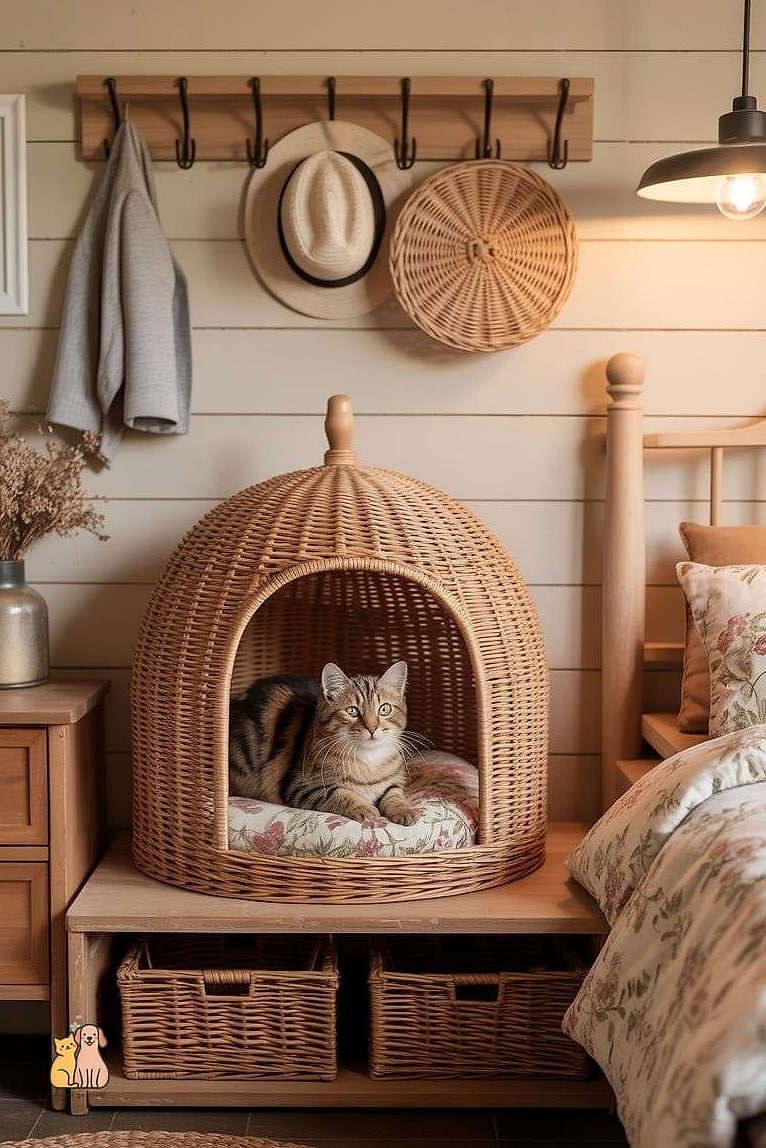The Braided Rag Rug Bed