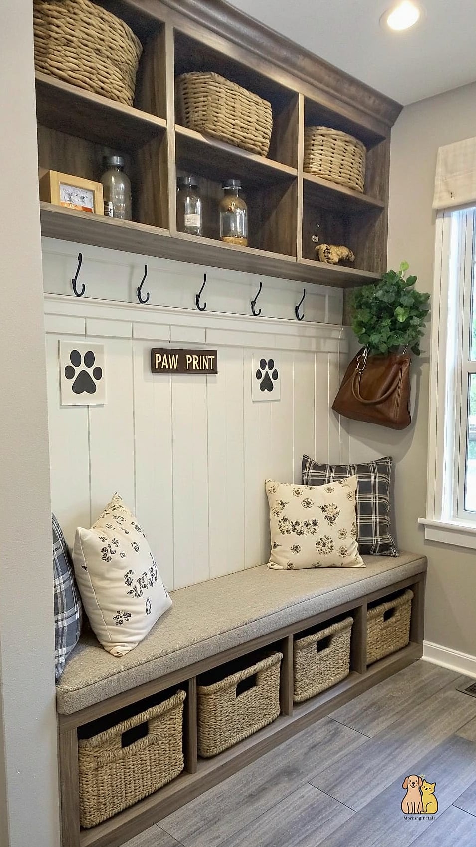 Built-In Bench With Storage Underneath