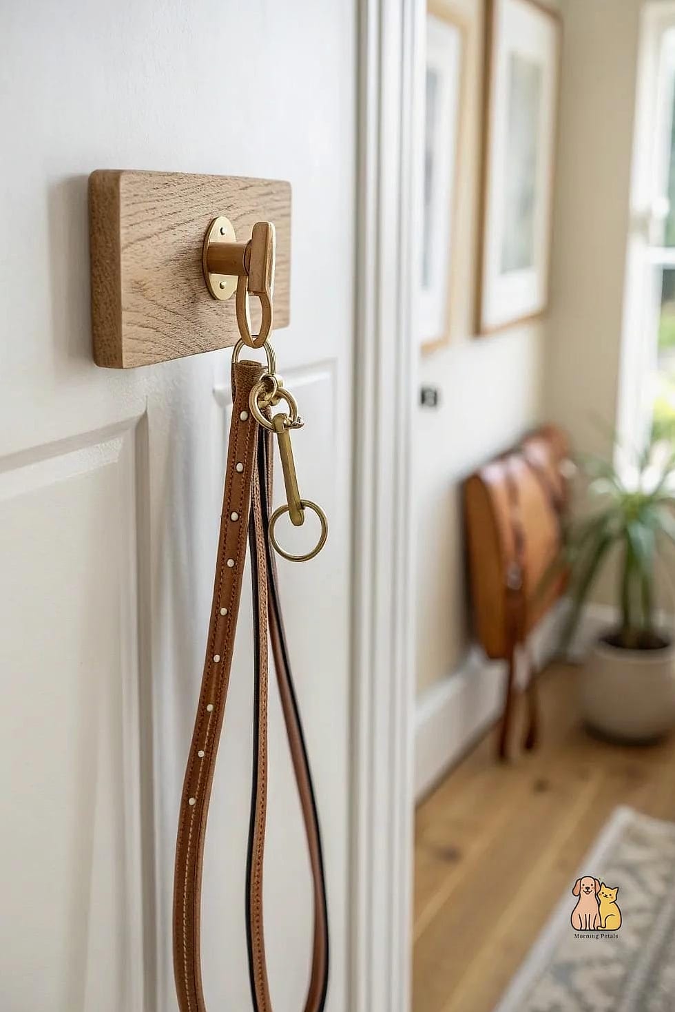 15 Brilliant Dog Wall Ideas Worth Pinning Immediately 2 The Built-In Leash and Collar Rack