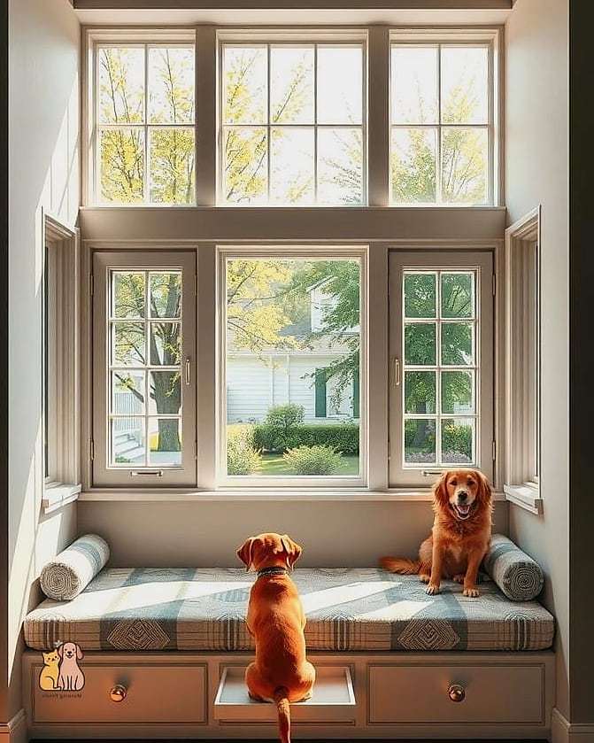 The Built In Window Seat Dog Bed