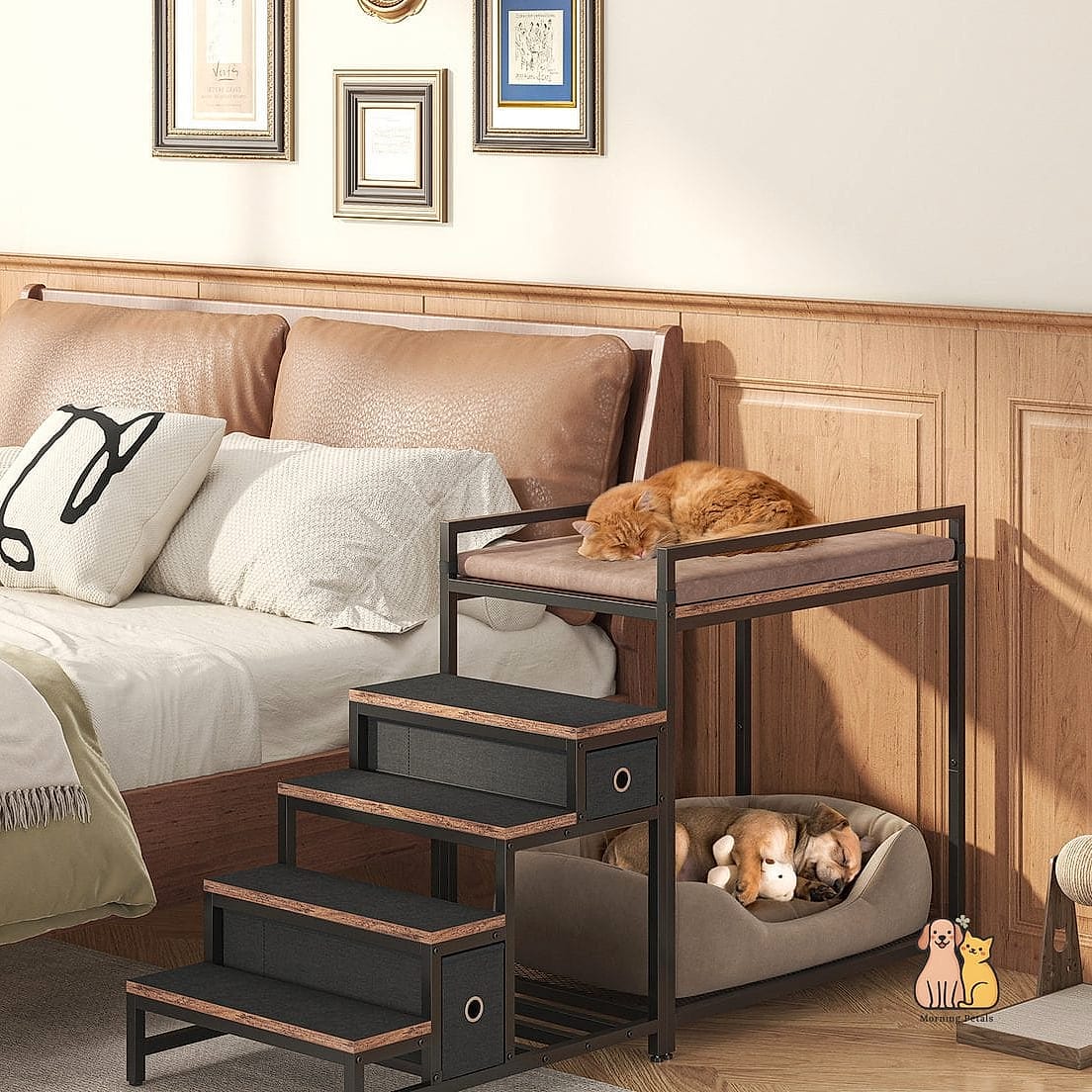 30 Incredible Best Pet Stairs Guaranteed to Make You Smile 20 Bunk Bed Access Stairs