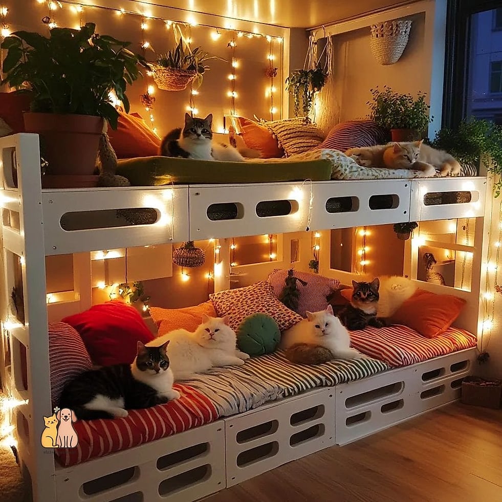 The Bunk Bed Style for Multi-Cat Homes