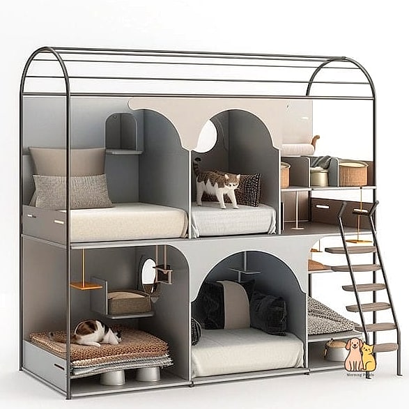 The Bunk Bed Style Double Perch Wall