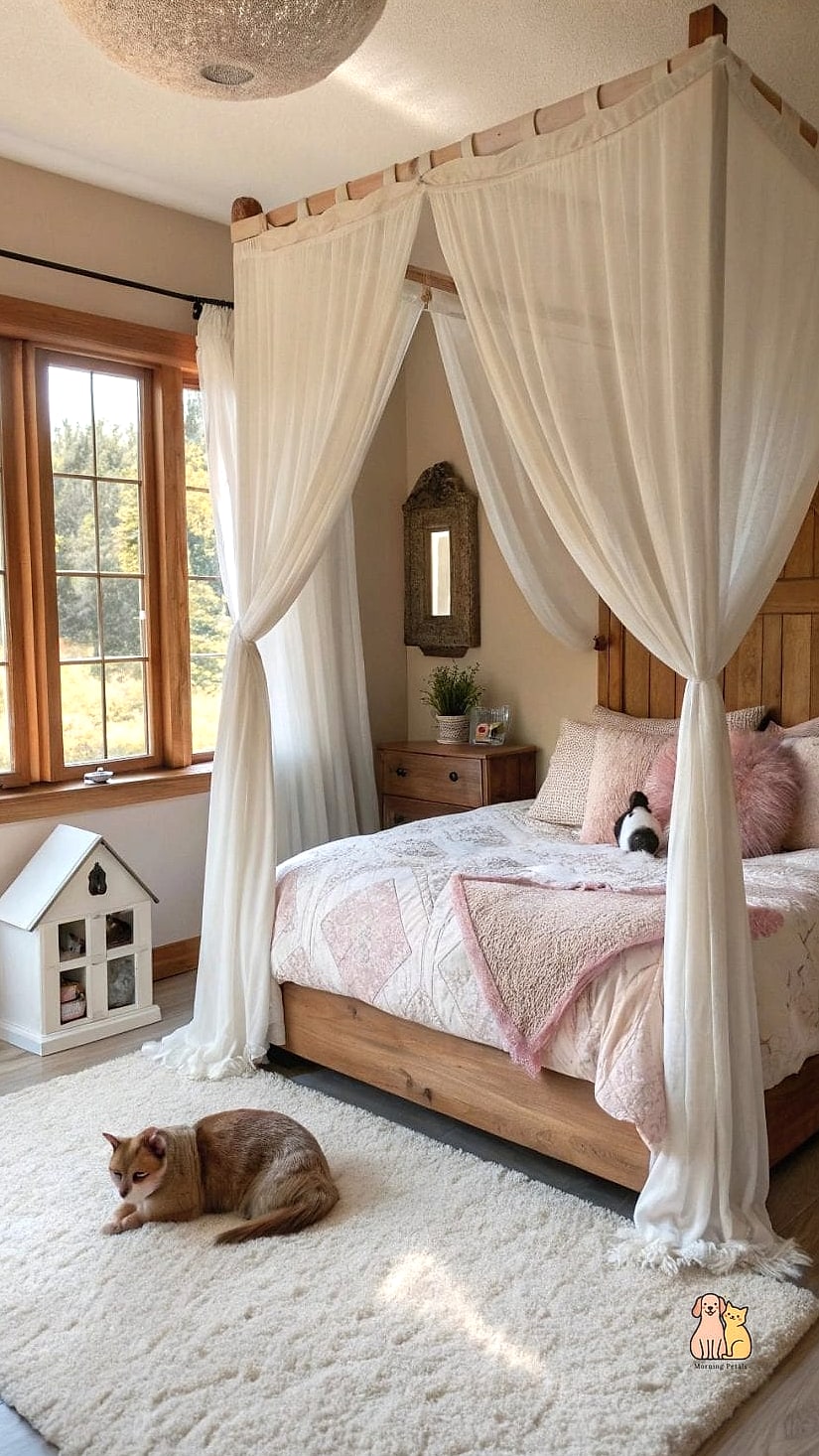 The Canopy Cat Bed Corner