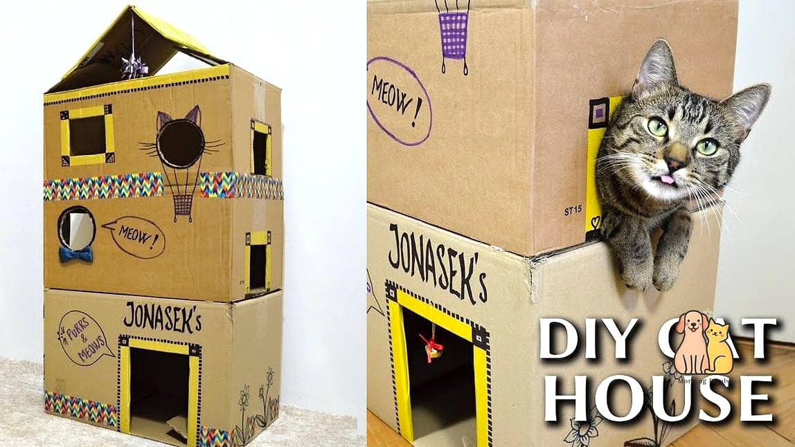 30 Creative Diy Cat Scratchers That Will Inspire You 3 Cardboard Box Scratch Pad