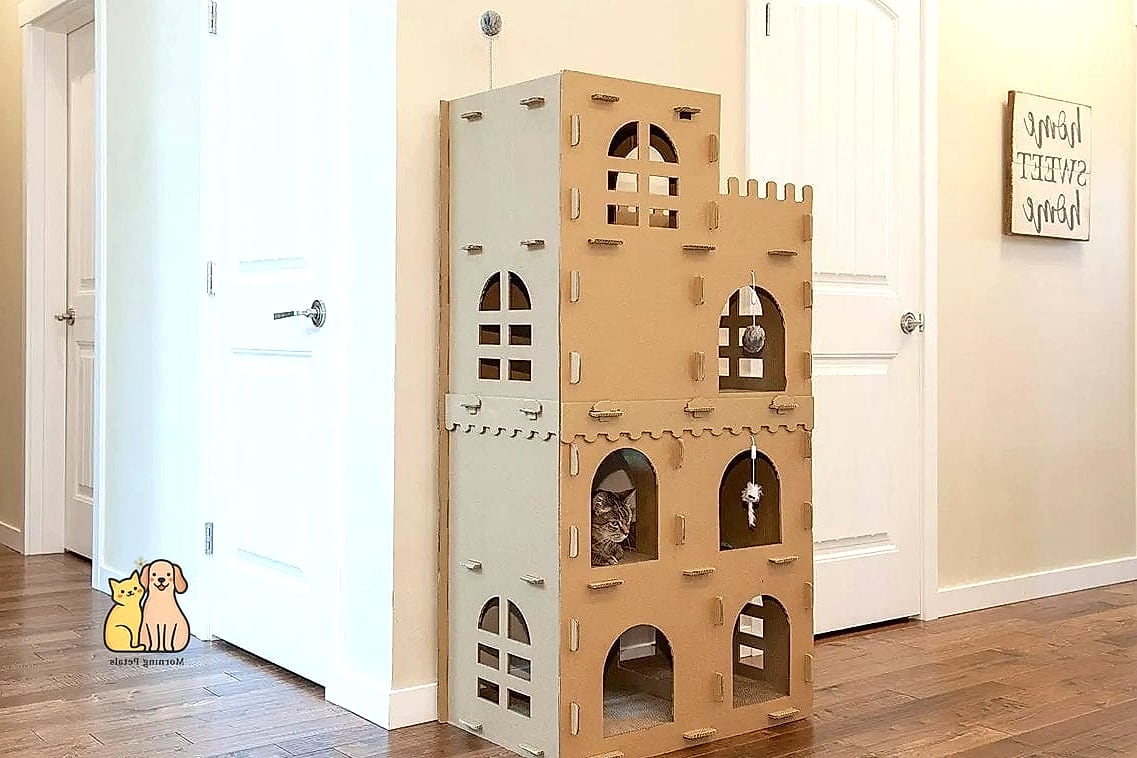 The Cardboard Cat Castle Tower