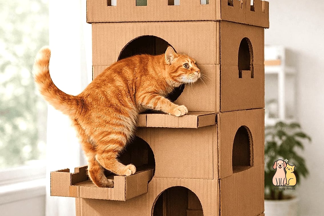 Cardboard Climbing Tower