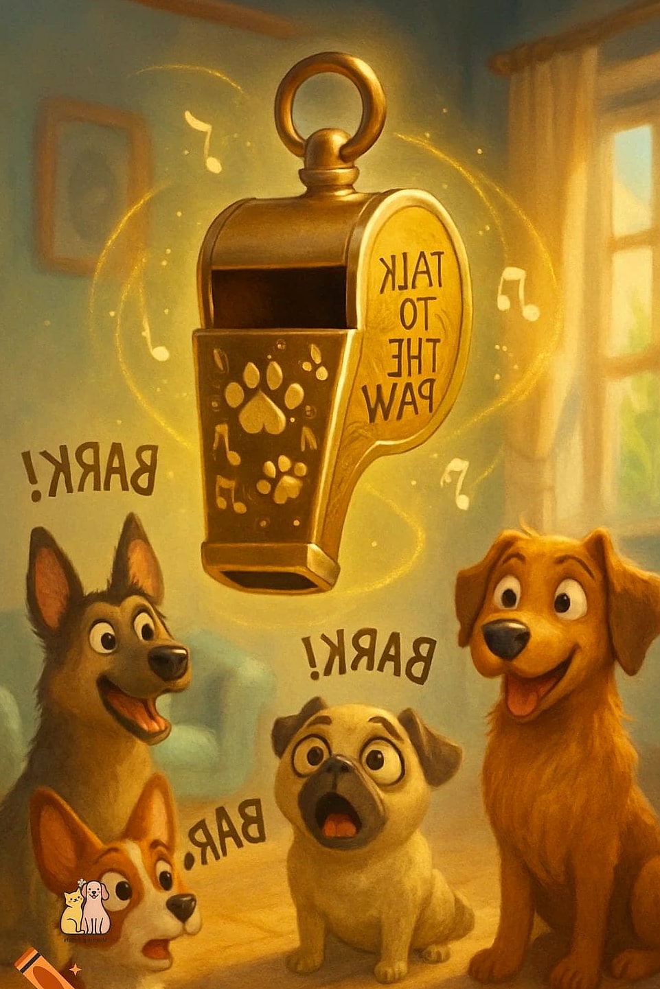 19 Adorable Best Dog Whistles Guaranteed to Make You Smile 18 The Cartoon Paw Print Whistle