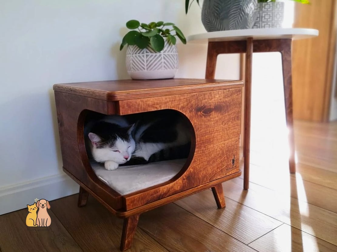 The Cat Bed Plant Stand