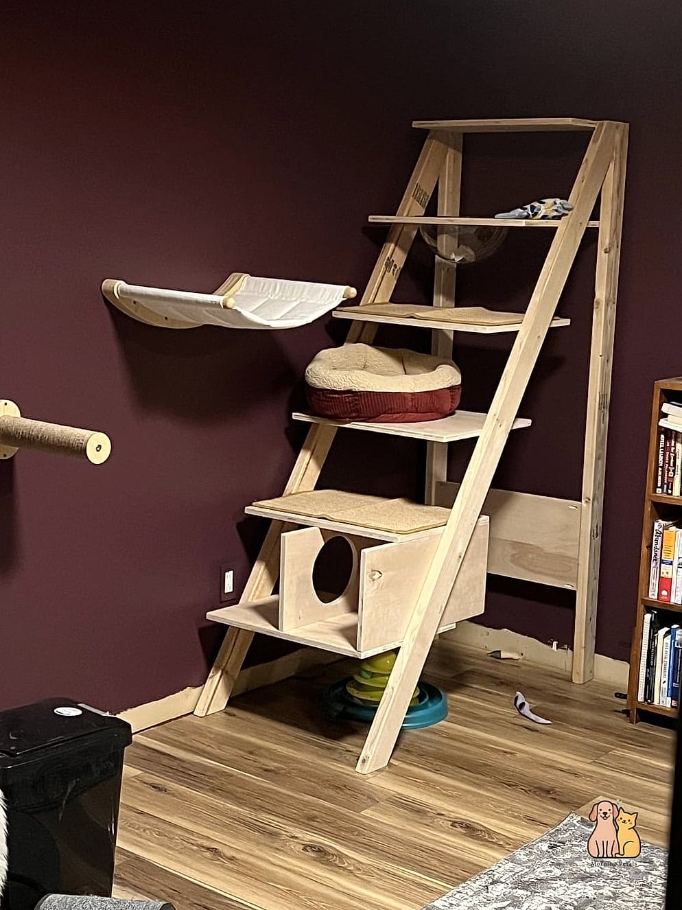 The Cat Bed Ladder Shelf