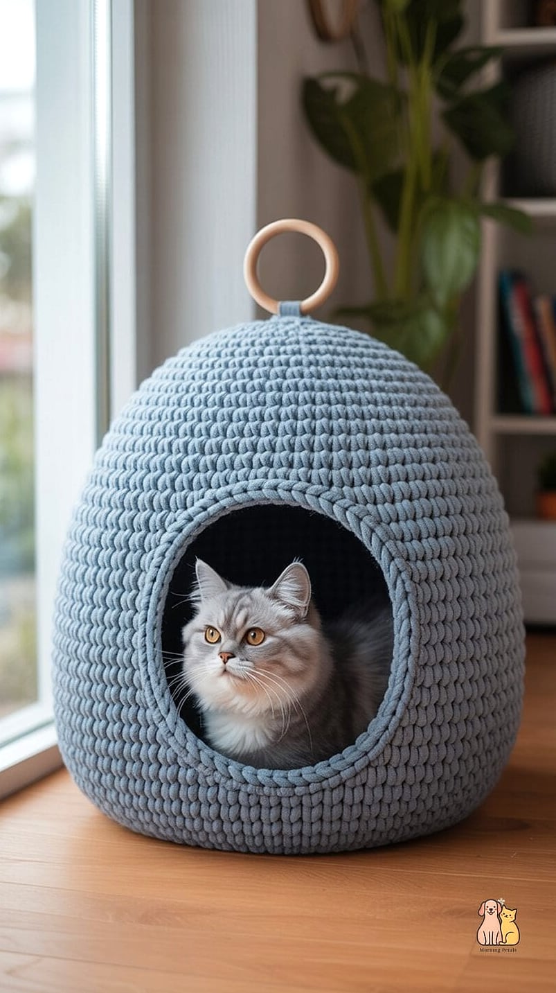 Cat Cave with Closed Top