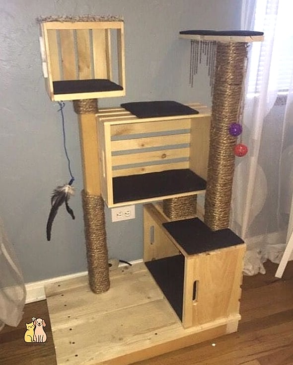 45 Easy Diy Cat Condo to Try Right Now 44 The Cat Condo Play Tower