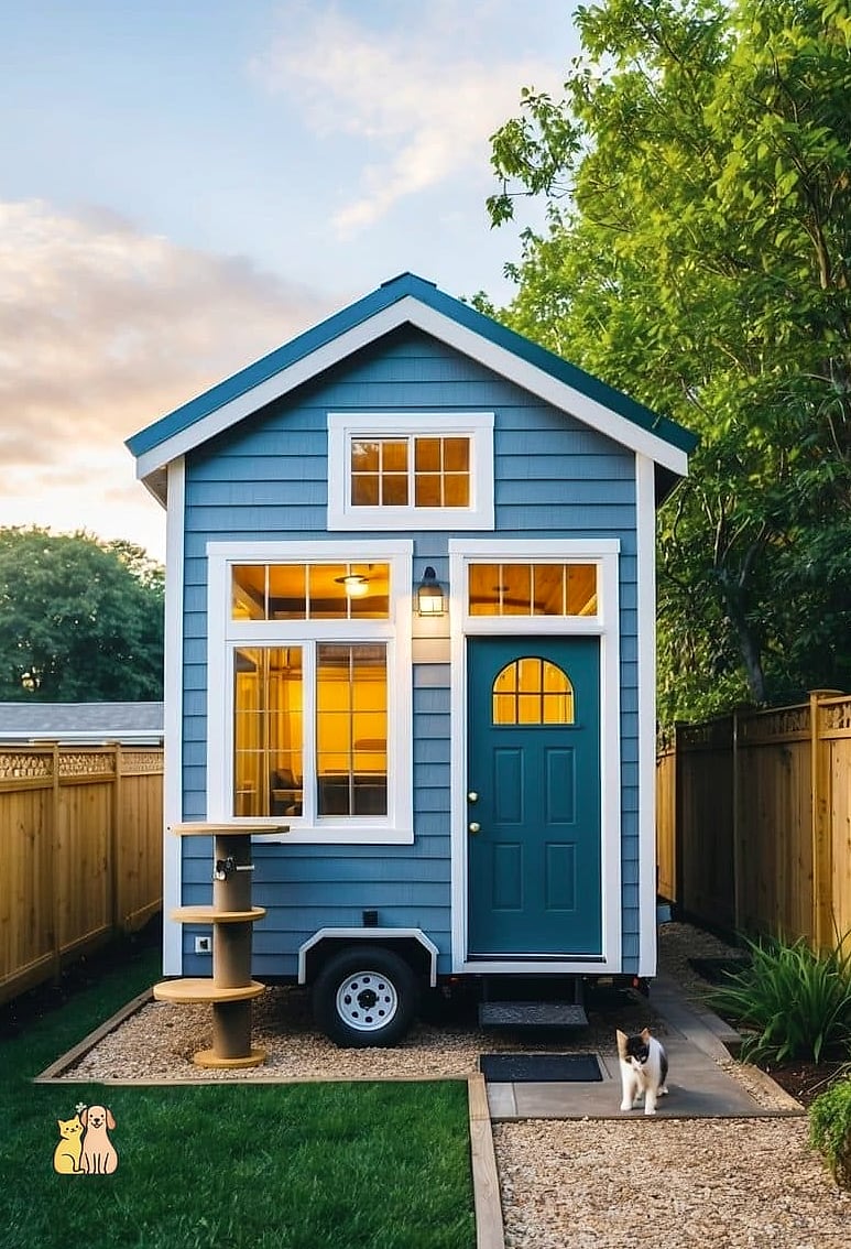 Cat Door for Tiny Homes