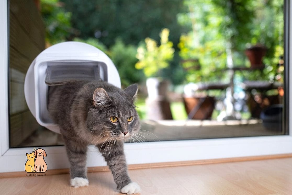 Cat Flap for French Doors