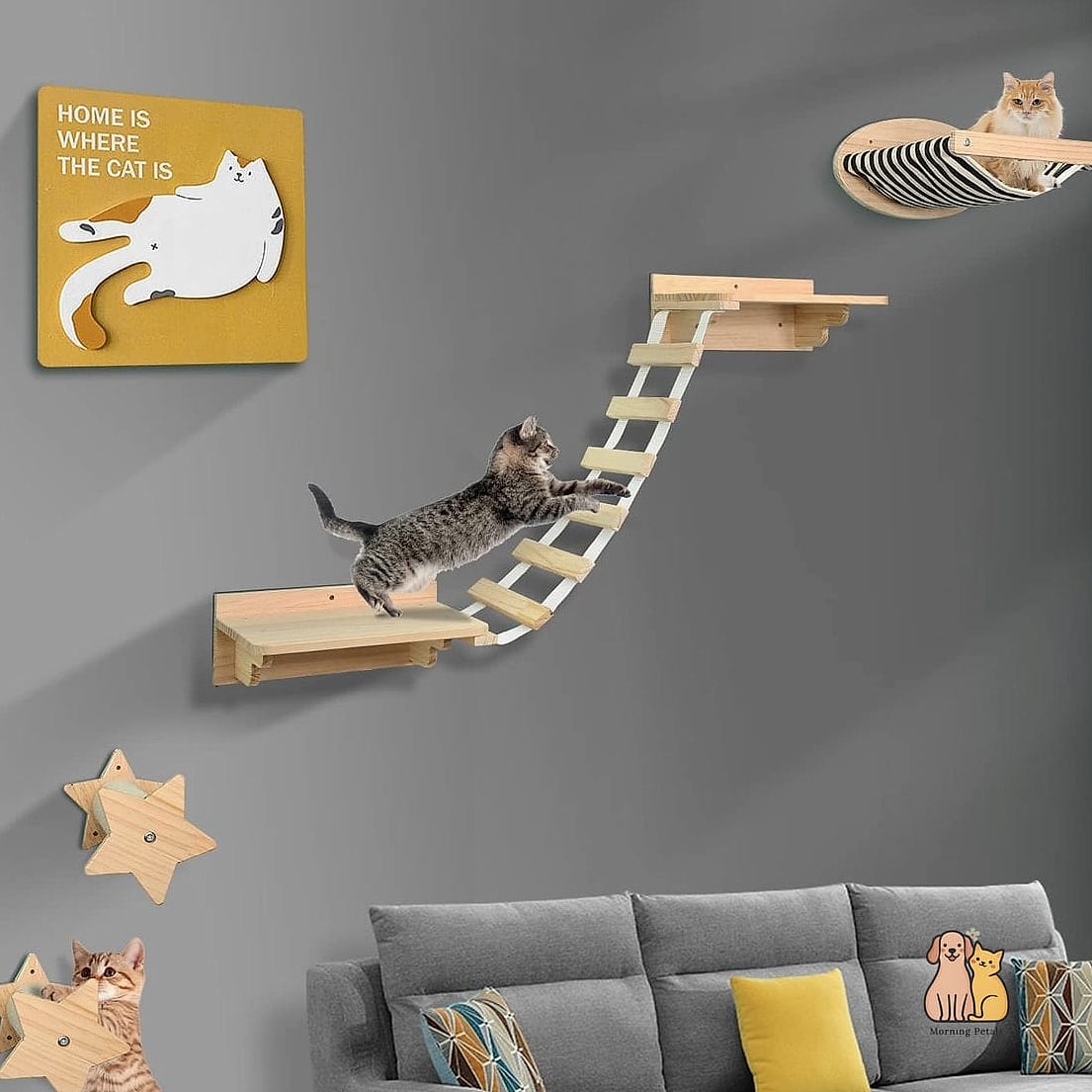The Cat Ladder Shelf System