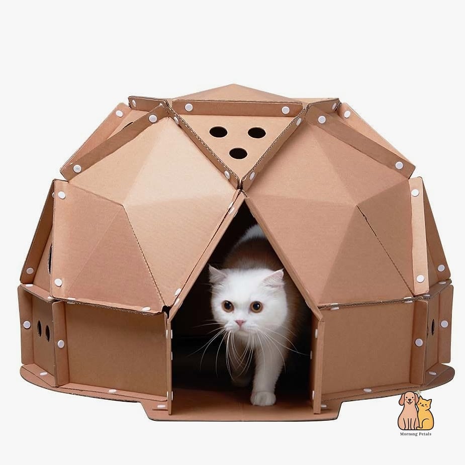 23 Heartwarming Giant Cat Shaped Beds That Will Make Your Day 10 The Cat-Shaped Igloo Bed